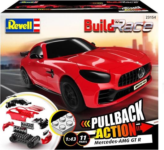Τουβλάκια Revell Build 'n Race Mercedes-AMG GT R Πλαστικό 11τμχ για 4+ Ετών Κόκκινο