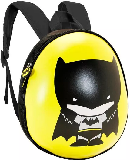 Παιδική Τσάντα Βόλτας DC Comics Batman Batchibi Eggy 28cm Μαύρο