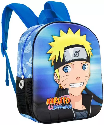 Παιδική Τσάντα Βόλτας Karactermania Naruto Watching 3D 31cm Μπλε