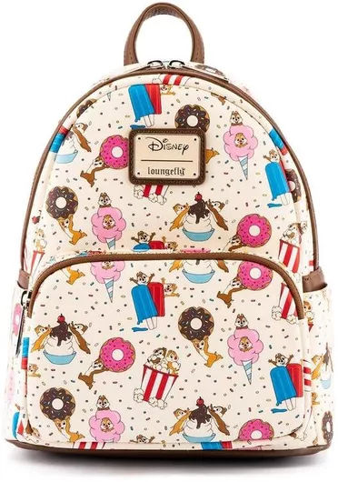 Παιδική Τσάντα Βόλτας Loungefly Disney Chip and Dale Sweet Treats 26cm Πολύχρωμο