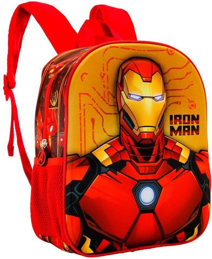 Σχολική Τσάντα Νηπίου Marvel Iron Man Angry 3D 31cm Κόκκινο