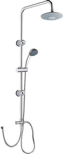 Στήλη Ντουζ Bormann BTW3350 049616 με Μπαταρία Ασημί