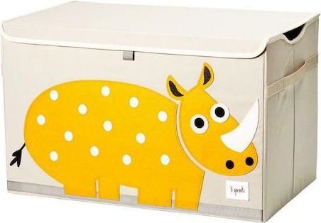 Παιδικό Καλάθι Αποθήκευσης 3 Sprouts με Καπάκι Toy Chest Rhino