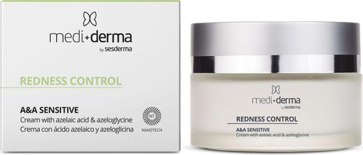 Κρέμα Προσώπου Mediderma Redness Control A& A Sensitive  για Περιποίηση Νυκτός 50ml