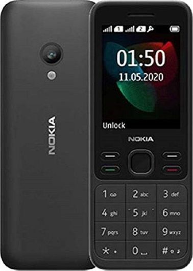 Κινητό Nokia 150 2020 Dual SIM με Κουμπιά Ελληνικό Μενού Μαύρο