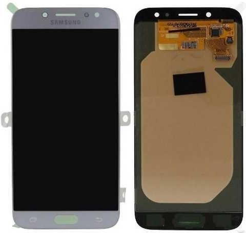 Οθόνη & Μπροστινή Πρόσοψη Samsung J730F Galaxy J7 2017 με Touch Screen Ασημί Μπλέ