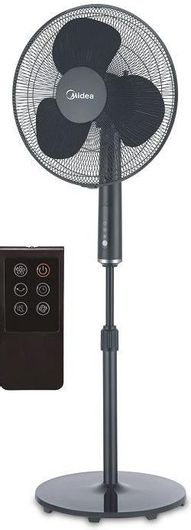 Ανεμιστήρας Midea FS40-21MRB Ορθοστάτης 40W με Τηλεχειριστήριο Μαύρο