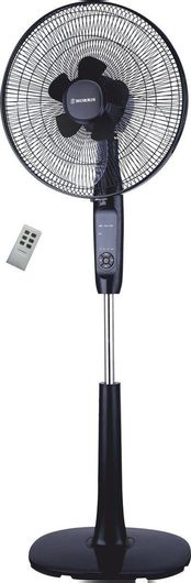 Ανεμιστήρας Morris MFS-16216 Ορθοστάτης 60W με Τηλεχειριστήριο Μαύρο