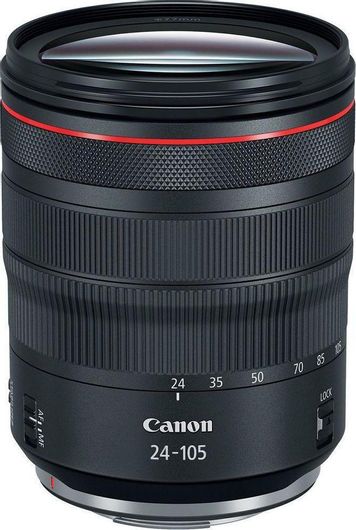 Φωτογραφικός Φακός Canon Full Frame RF 24-105mm f/4L IS USM Standard Zoom για Canon RF Mount Μαύρο
