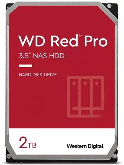 HDD Σκληρός Δίσκος Western Digital Red Pro 2TB 3.5" SATA III 7200rpm με 64MB Cache για NAS