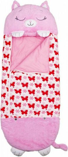 Μαξιλάρι Υπνόσακος Happy Nappers Cat 7119 50x137cm Μ Ροζ