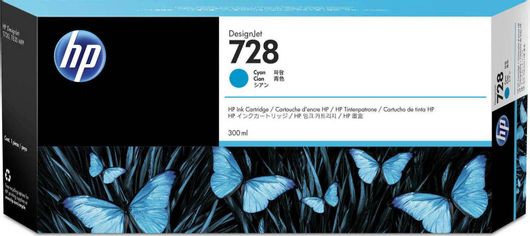 Μελάνι Εκτυπωτή InkJet HP 728 F9K17A Κυανό
