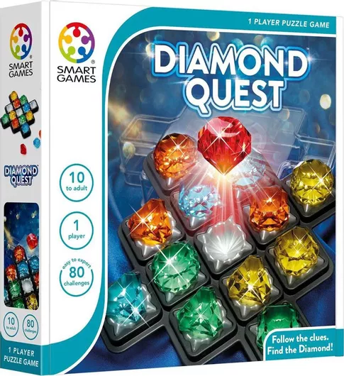 Επιτραπέζιο Παιχνίδι Diamond Quest για 1 Παίκτη 10+ Ετών (EN) Smart Games