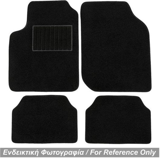 Πατάκια Αυτοκινήτου Race Axion για Ford Fiesta Mk4 1995-2002 Μπροστινά & Πίσω Μοκέτα 4 τμχ Μαύρο