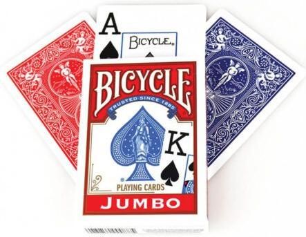Τράπουλα Bicycle Rider Back International Jumbo Red