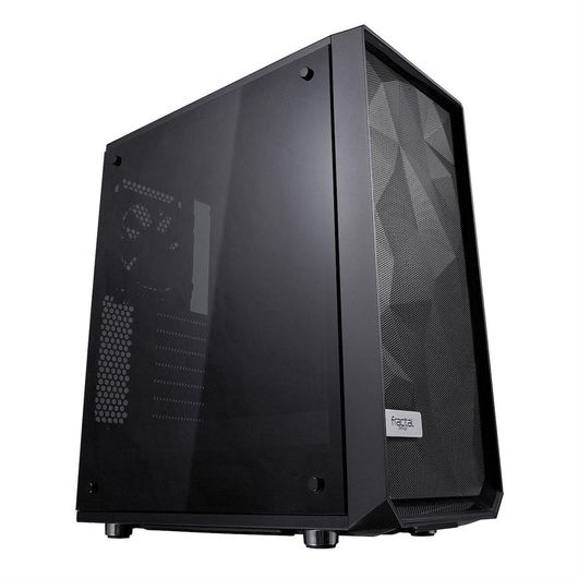 Κουτί Υπολογιστή Fractal Design Meshify C Dark Tempered Glass Midi Tower με Πλαϊνό Παράθυρο Μαύρο