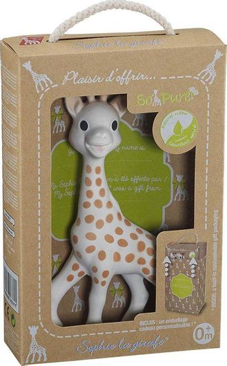 Μασητικό Οδοντοφυΐας Sophie La Girafe So Pure από Καουτσούκ για 0+ Μηνών