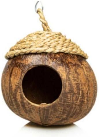 Κρεμαστή Κρυψώνα για Ενυδρεία Ερπετών Giganterra Coco House Φυσική Κοκοφοίνικα 12x12x12cm