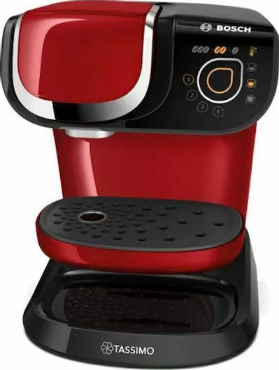 Bosch My Way 2 Καφετιέρα για Κάψουλες Tassimo Πίεσης 3.3bar Red