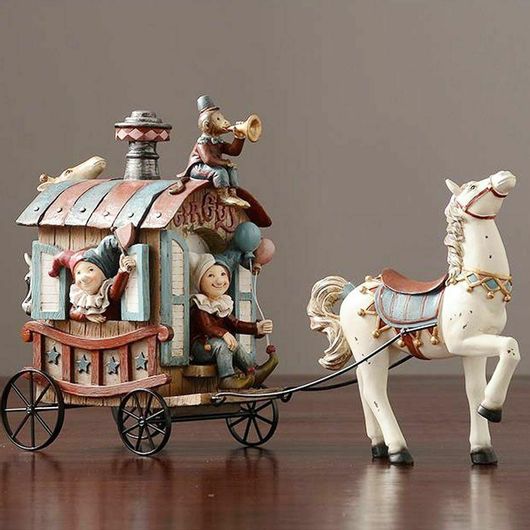 Χριστουγεννιάτικη Άμαξα Iliadis 78308 με Τζόκερ Πολυρητίνης 20x14x24cm Πολύχρωμο