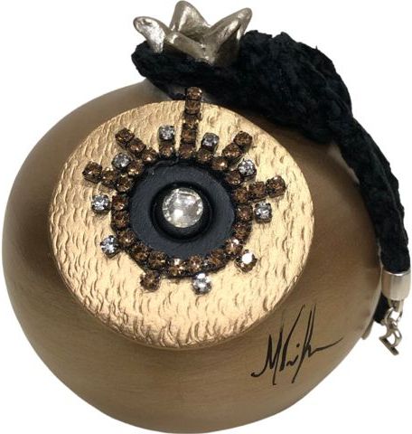 Γούρι με Ρόδι 100-110-P157 Επιραπέζιο Κεραμικό 9x9cm