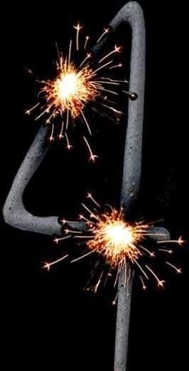 Κεριά Γενεθλίων 546W004 Sparkle Αριθμός 4