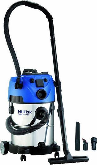 Σκούπα Υγρών Στερεών Nilfisk Multi II 30 T 1400W Ασημί