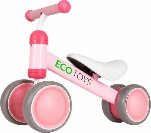 Παιδικό Ποδήλατο Ισορροπίας Ecotoys Walk on Walker Ροζ