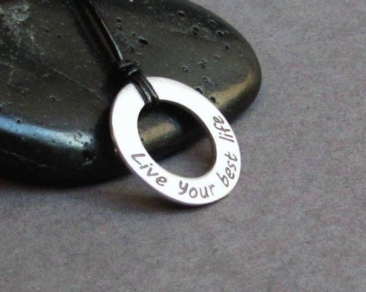 Ανδρικό Κολιέ Hillas Jewels 494 από Ψευδάργυρο με Κορδόνι Μαύρο