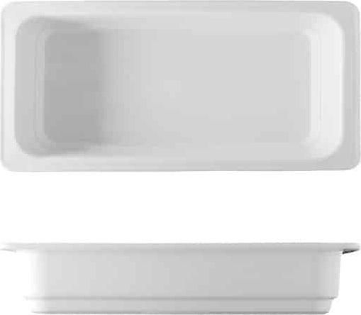 Σκεύος Gastronorm Πορσελάνης GN1 / 3 με Βάθος 65mm