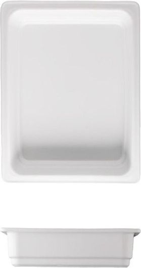 Δοχείο Γαστρονομίας G.Benedikt GAS9030 Πορσελάνης GN1/2 32.5x26.5cm-6.5cm Λευκό