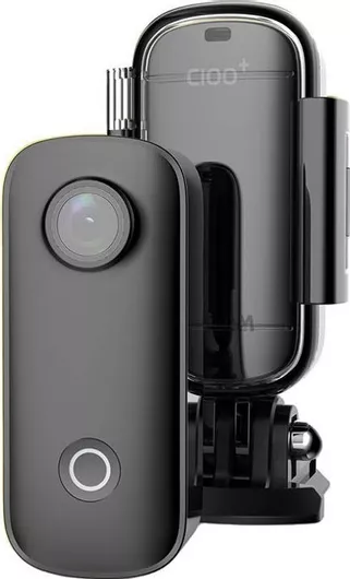 Action Camera SJCAM SJ-C100-4K Full HD Αδιάβροχη Λήψης 115° με Wi-Fi / USB Μαύρο