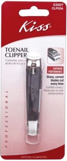 Νυχοκόπτης Kiss Toe Nail Clipper Μαύρο