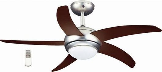 Ανεμιστήρας Οροφής Primo PRCF-80424 110cm με Φως & Τηλεχειριστήριο Καφέ