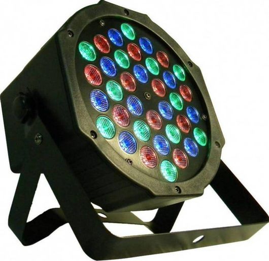 Φωτορυθμικό LED PAR DMX 36 PAR-2 Flat Disco RGB