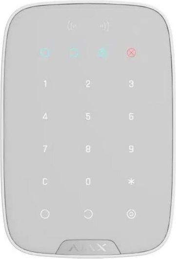Ασύρµατο Πληκτρολόγιο Αφής Ajax Systems KeyPad Plus Λευκό