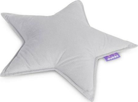 Διακοσμητικό Μαξιλάρι Κούνιας Jukki 5907534756531 Αστέρι 45x45cm Γκρι