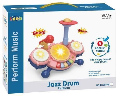 Μουσικό Παιχνίδι Luna Toys Ντραμς για 1.5+ Ετών