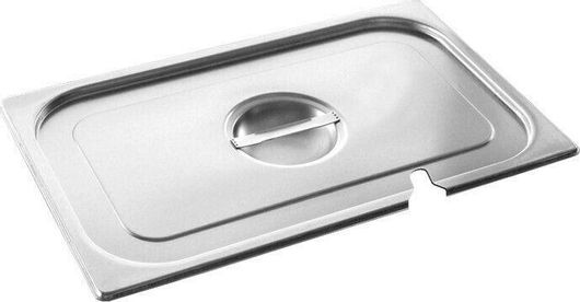 Καπάκι Γαστρονομίας Fueco N-2/3 με Εγκοπή Δοχείου Ανοξείδωτο GN2/3 35.4x32.5cm