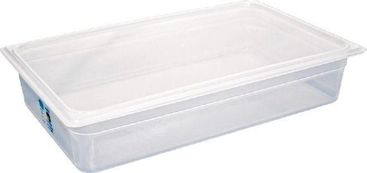 Αεροστεγές Δοχείο Τροφίμων PP Με Καπάκι GN1/1 325x530mm Ύψος 100mm 14lt Διαφανές