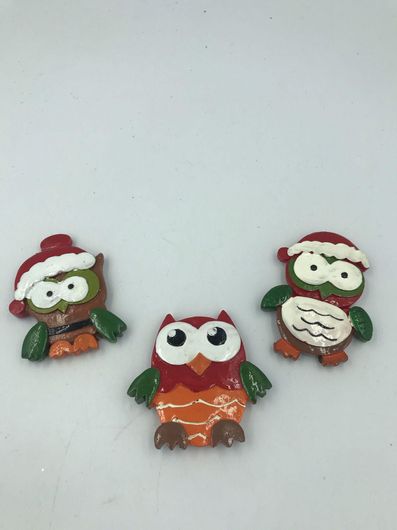 Χριστουγεννιάτικα Μαγνητάκια 6166 σε 3 Διαφορετικά Σχέδια
