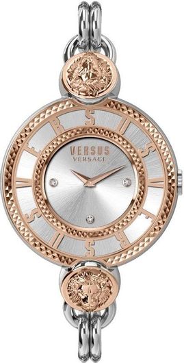 Γυναικεία Ρολόι Versus by Versace VSPLL1420 με Μεταλλικό Μπρασελέ Μοβ