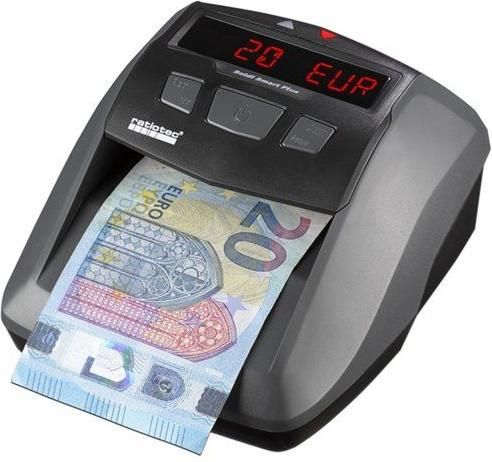 Ανιχνευτής Πλαστών Χαρτονομισμάτων Ratiotec Soldi Smart Plus Γκρι