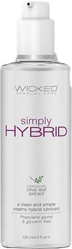 Wicked Simply Hybrid Creamy Hybrid Lubricant Λιπαντικό 120ml