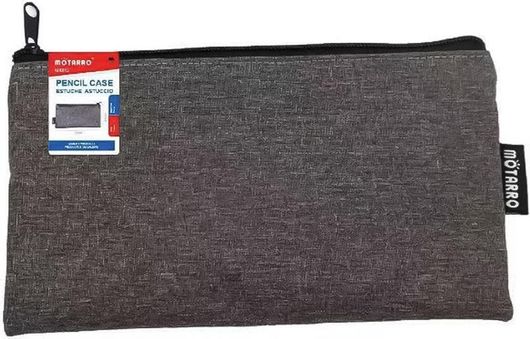 Κασετίνα Motarro Mx012 Υφασμάτινη 23x12.5cm Γκρι