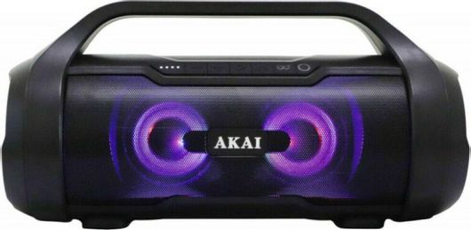 Akai ABTS-50 Φορητό Ηχείο Bluetooth 30W με Ραδιόφωνο & Διάρκεια Μπαταρίας έως 7 Ώρες Μαύρο