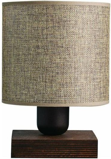 Πορτατίφ ArkoLight 4420-3/15 Ε27 Ξύλο/Αμπαζούρ Μόκα