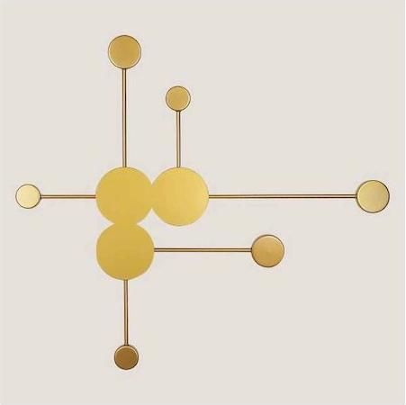 Άπλικα Τοίχου Eurolamp 144-58005 Μοντέρνα με Ενσωματωμένο LED & Θερμό Λευκό Φως Χρυσό
