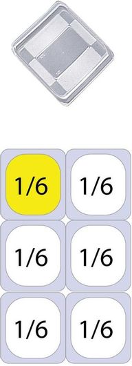 Καπάκι Matfer MF256516 Αεροστεγές Για Δοχείο Τροφίμων GN1/6 PP 176x162mm