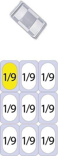 Καπάκι Matfer MF256519 Αεροστεγές Για Δοχείο Τροφίμων GN1/9 PP 176x108mm